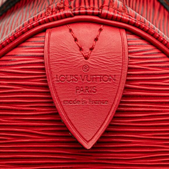 Pre Loved louis vuitton Women Red Boston Bags - Picture 5 of 8